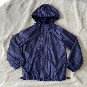 MonnaLisa Hitch-Hiker Navy Hooded Windbreaker Boy Size 4T